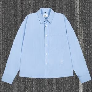 Ami Paris Blue Long Sleeve Shirt